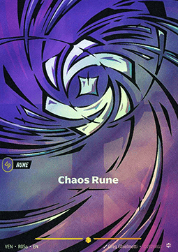 Chaos Rune (V.2) VEN-R05a Showcase Near Mint Englisch Foil