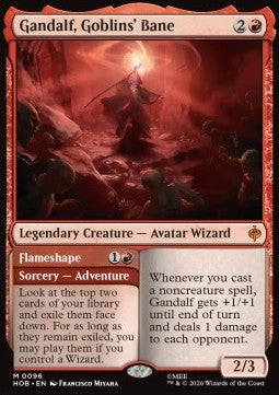 Gandalf, Goblins' Bane // Flameshape HOB-96 Mythic Near Mint Englisch