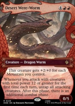 Wüsten-Werwurm XHOB-225 Rare Near Mint Deutsch Foil