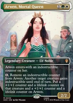 Arwen, sterbliche Königin HOC-30 Mythic Near Mint Deutsch Foil