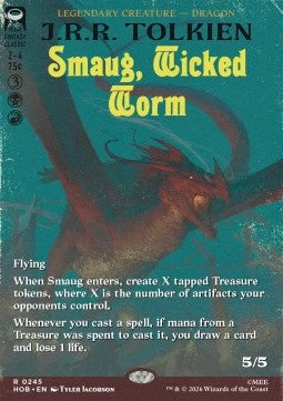 Smaug, Wicked Worm (V.1) XHOB-245 Rare Excellent Englisch