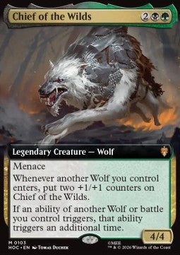 Chief of the Wilds HOC-103 Mythic Near Mint Englisch