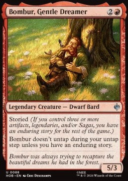Bombur, sanfter Träumer HOB-88 Uncommon Near Mint Deutsch Foil