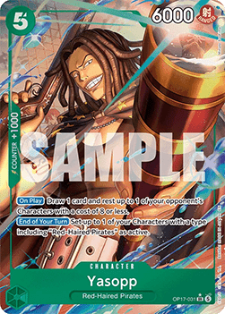 Yasopp (OP17-031) (V.2) OP17 Alternate Art Near Mint Englisch