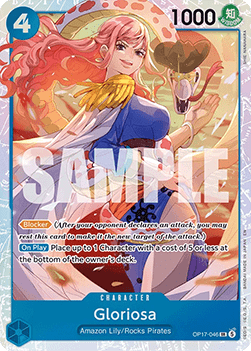 Gloriosa (OP17-046) (V.1) OP17 Super Rare Near Mint Englisch