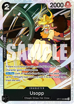 Usopp (OP17-080) (V.1) OP17 Super Rare Near Mint Englisch