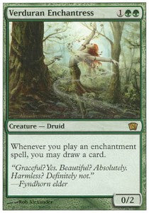 Verduran Enchantress 8ED-285 Rare Excellent Englisch