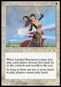 Limited Resources EXO-10 Rare Light Played Englisch
