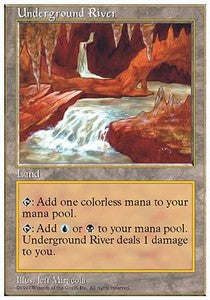 Underground River 5ED- Rare Light Played Englisch