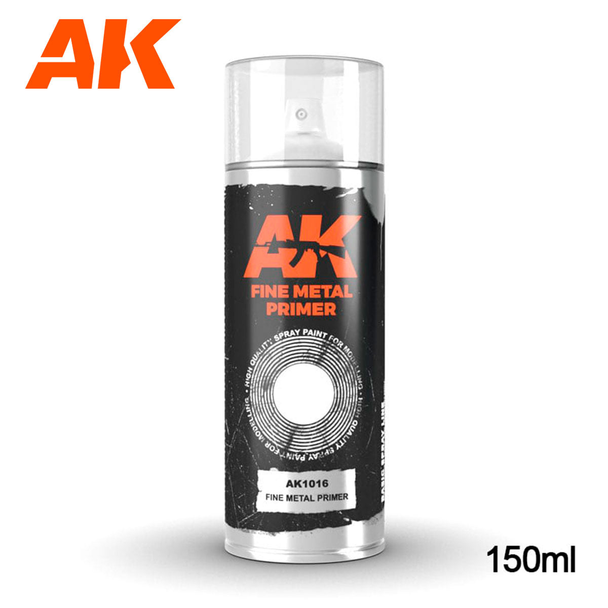 AK Interactive Fine Metal Primer - Spray 150 ml