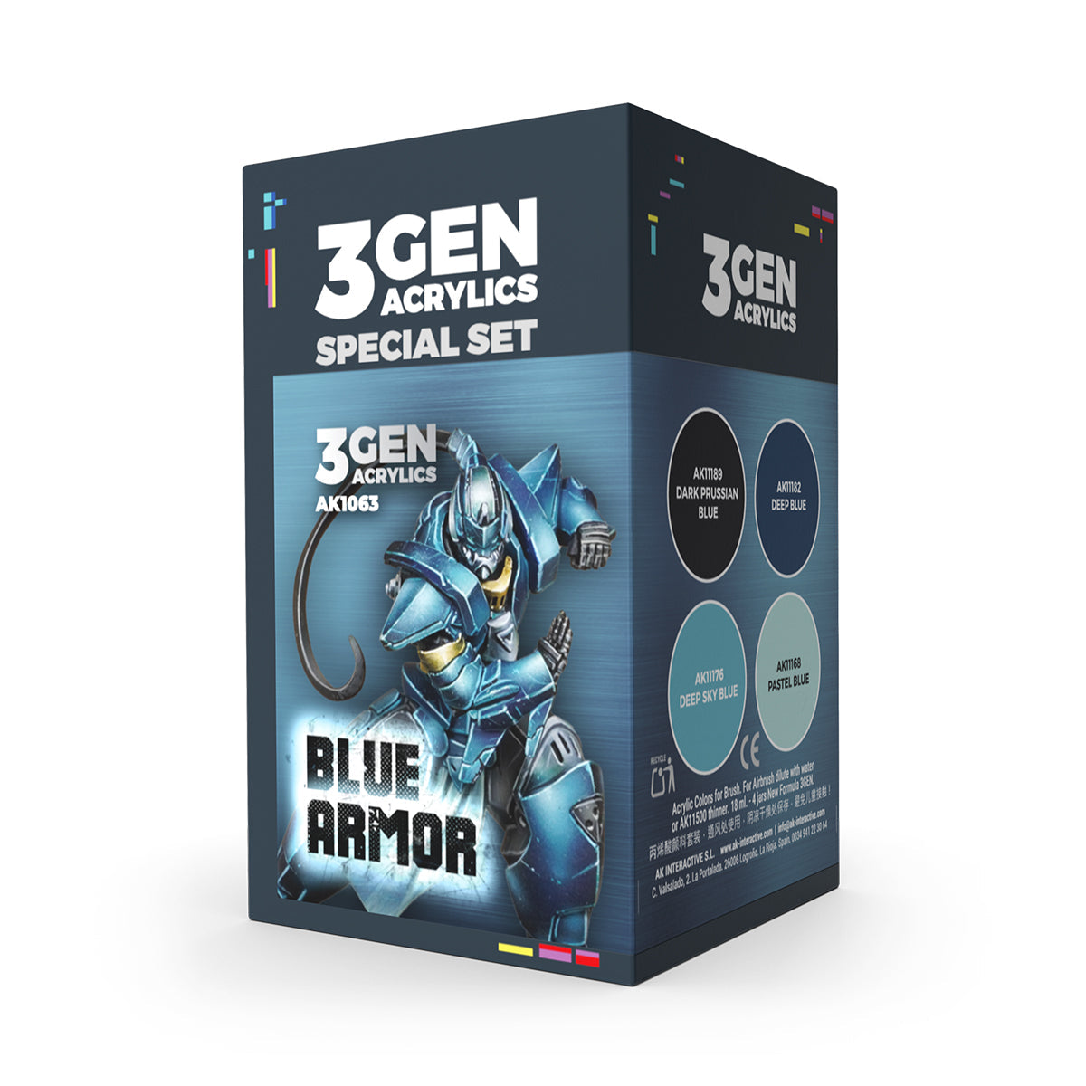 AK Interactive Wargame Set. Blue Armor