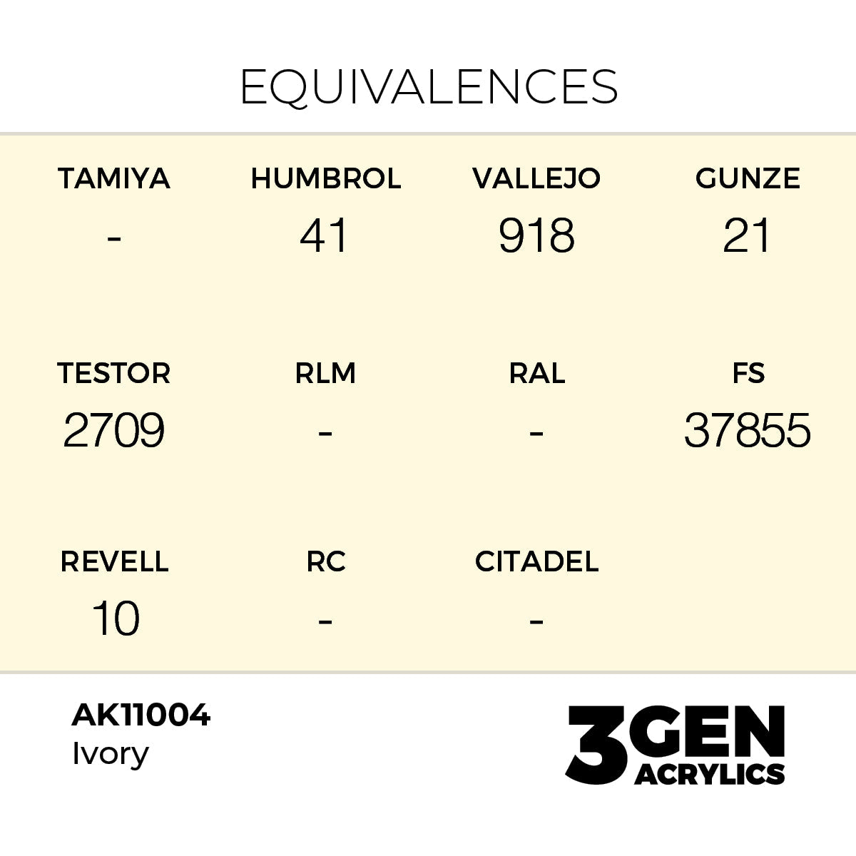 AK Interactive 3GEN Ivory 17ml