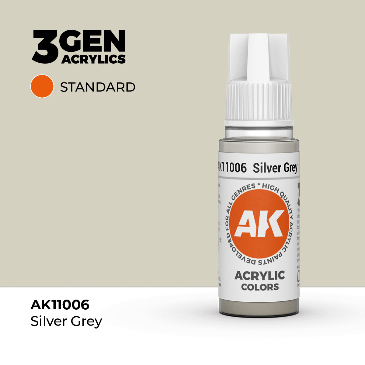AK Interactive 3GEN Silver Grey 17ml