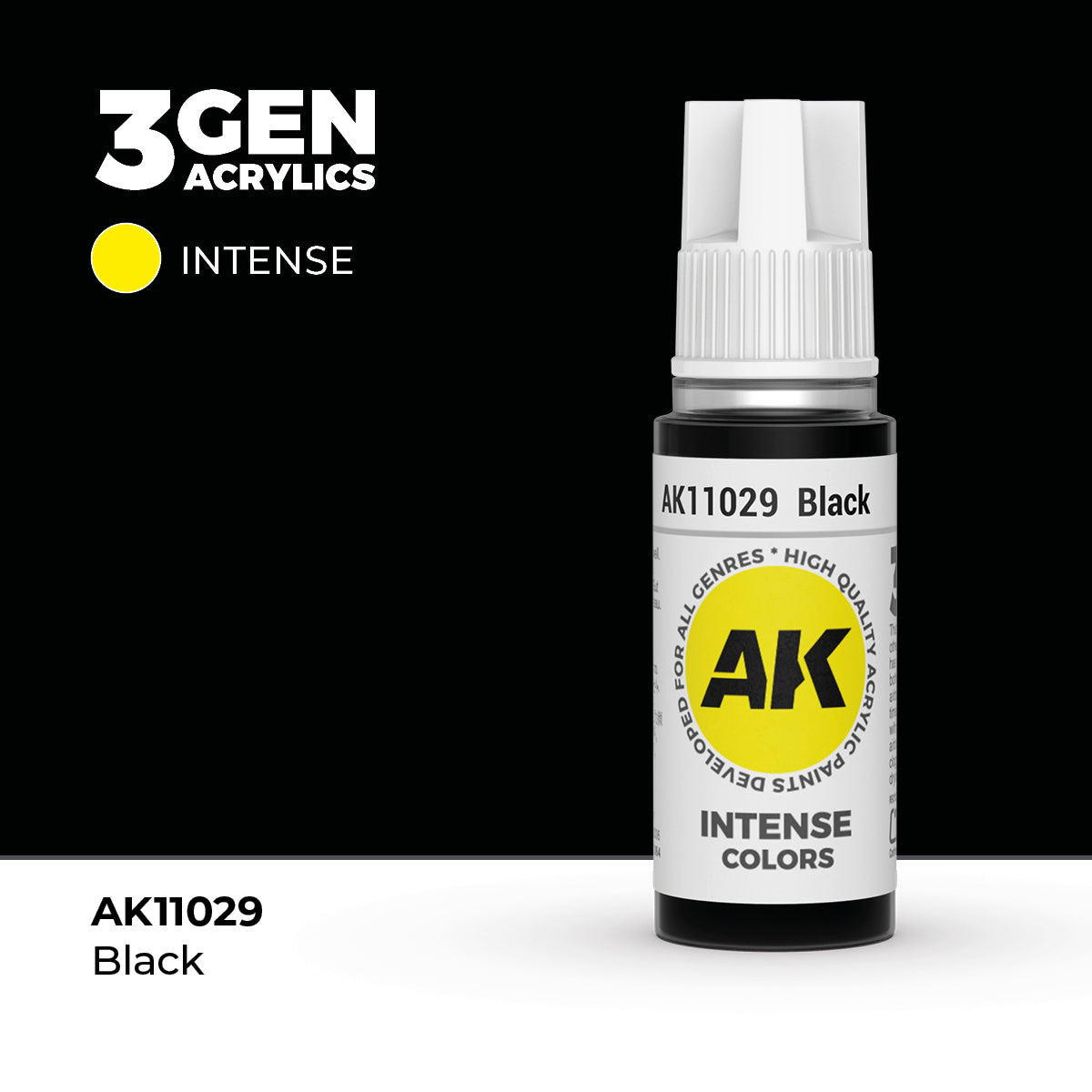AK Interactive 3GEN Black 17ml