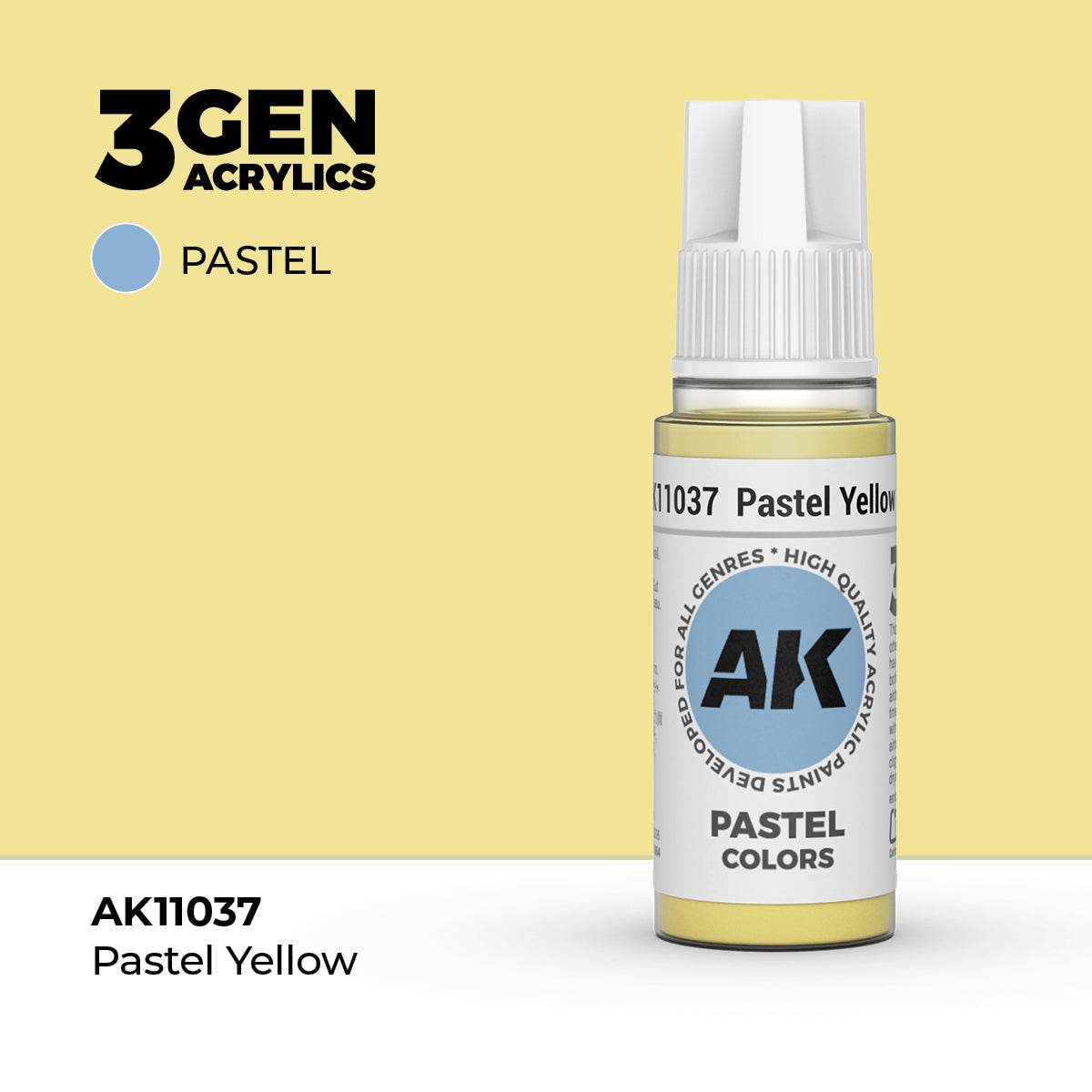 AK Interactive 3GEN Pastel Yellow 17ml
