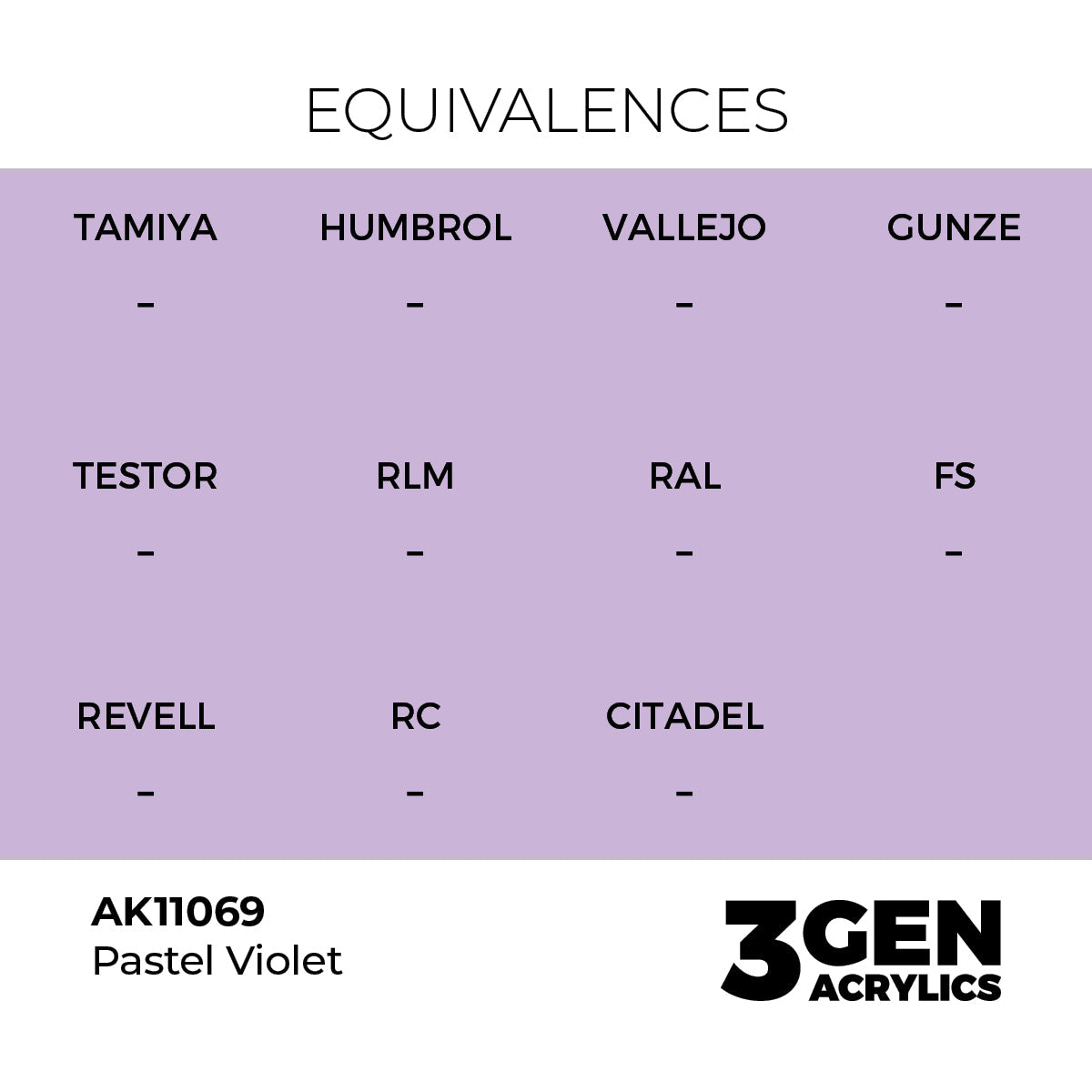 AK Interactive 3GEN Pastel Violet 17ml