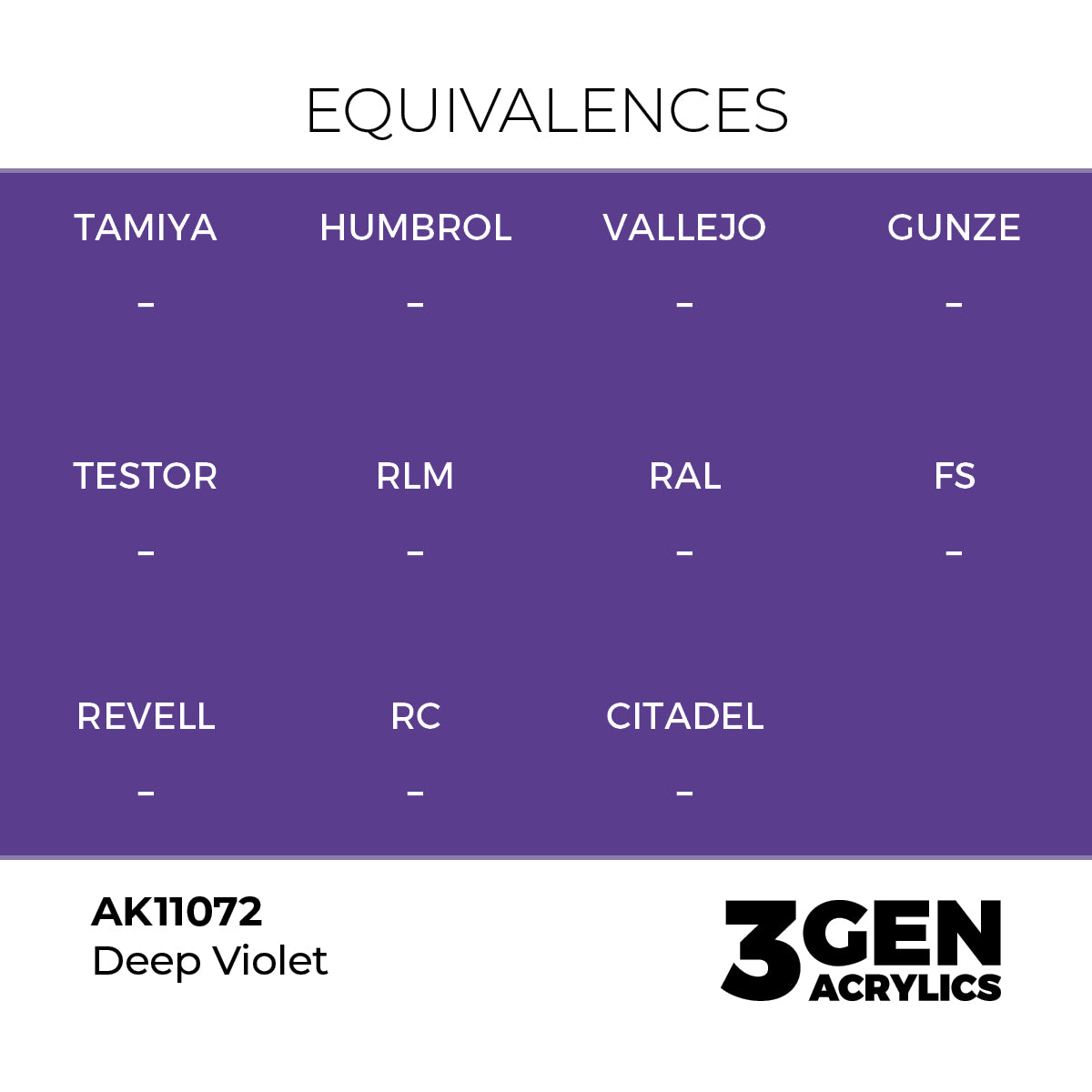 AK Interactive 3GEN Deep Violet 17ml