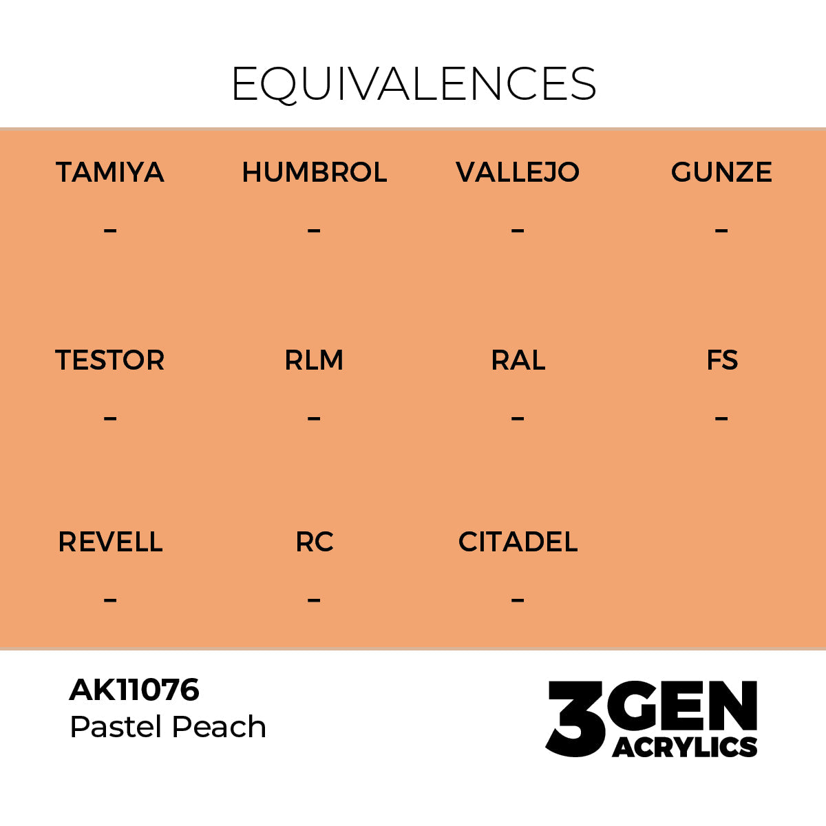 AK Interactive 3GEN Pastel Peach 17ml