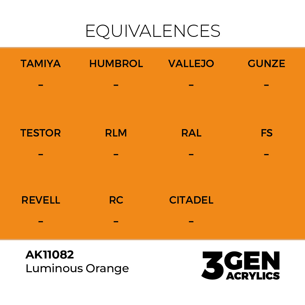 AK Interactive 3GEN Luminous Orange 17ml