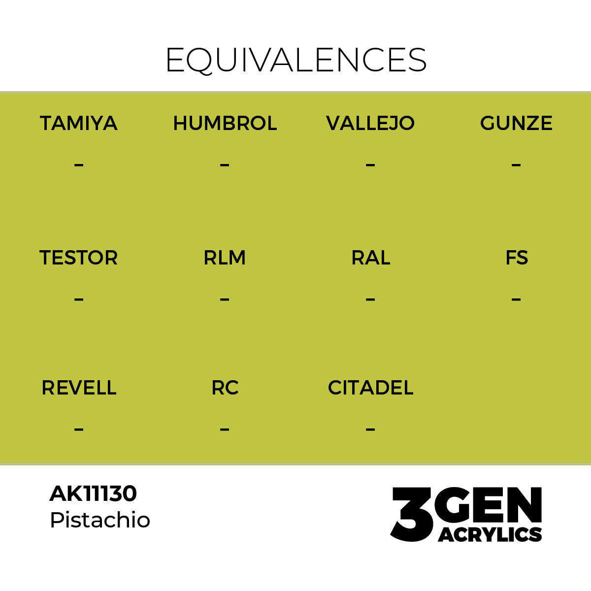 AK Interactive 3GEN Pistachio 17ml