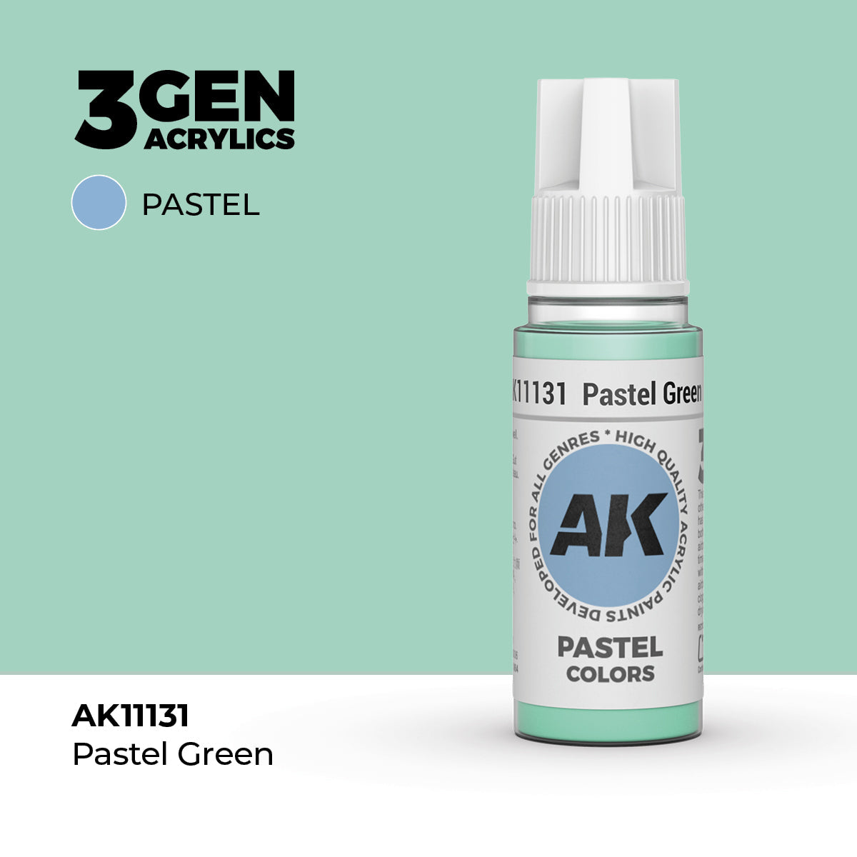 AK Interactive 3GEN Pastel Green 17ml
