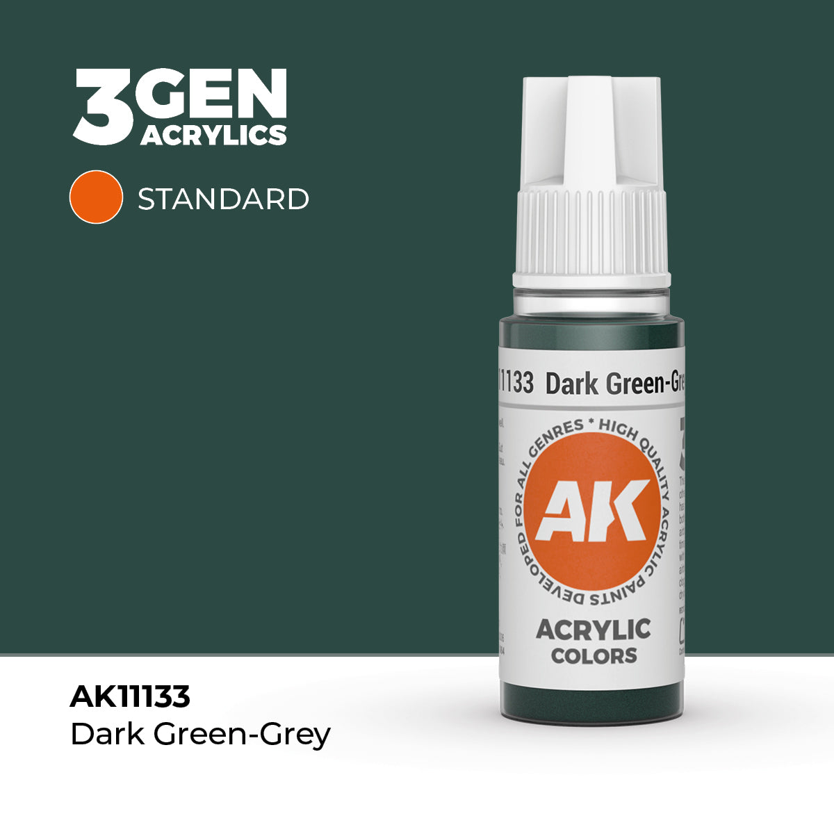 AK Interactive 3GEN Dark Green-Grey 17ml