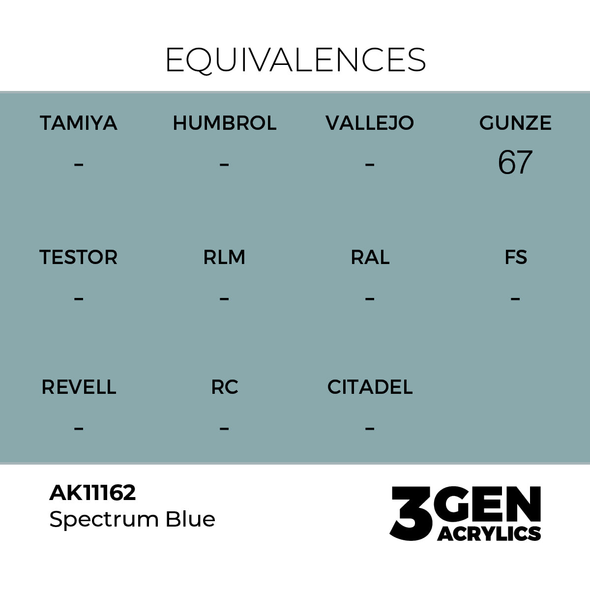 AK Interactive 3GEN Spectrum Blue  17ml