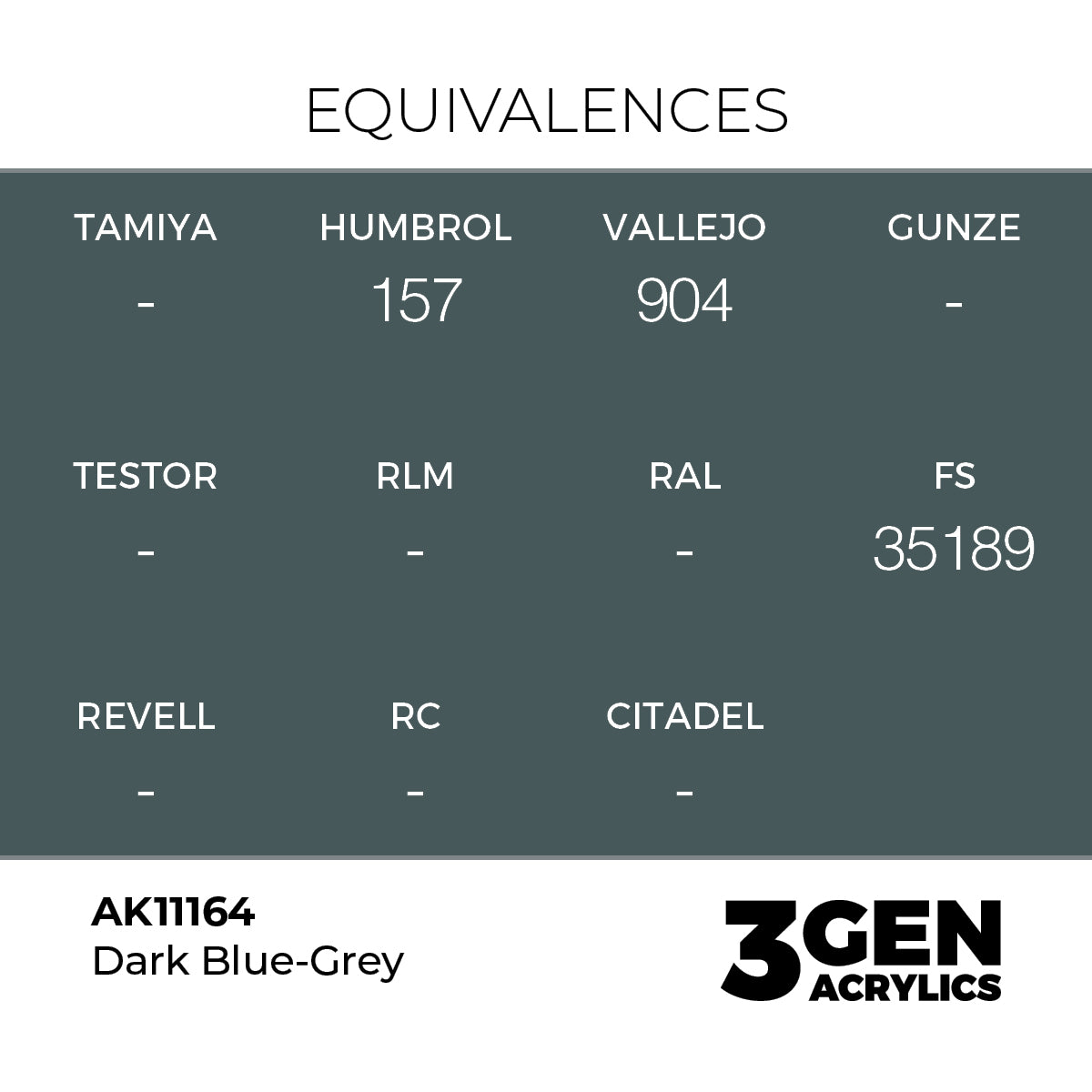AK Interactive 3GEN Dark Blue-Grey 17ml