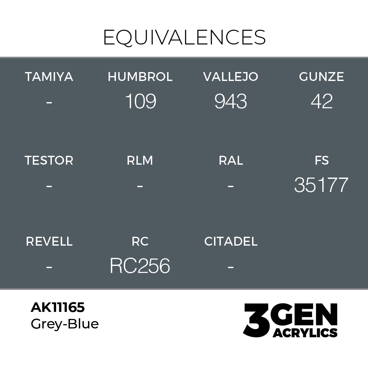 AK Interactive 3GEN Grey-Blue 17ml