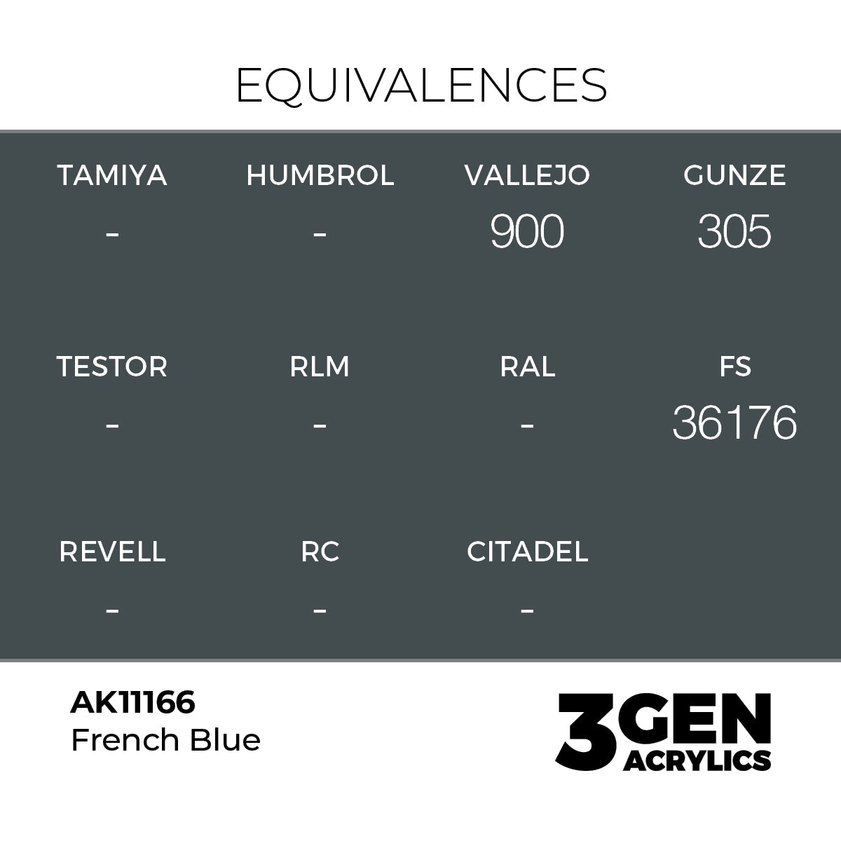 AK Interactive 3GEN French Blue 17ml