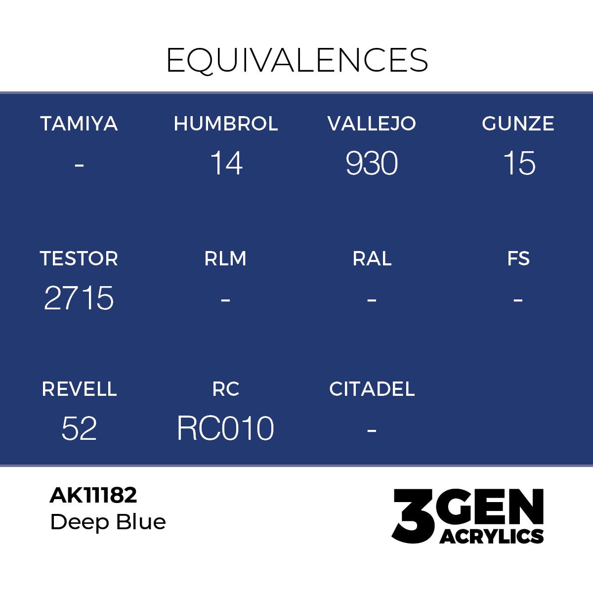 AK Interactive 3GEN Deep Blue 17ml
