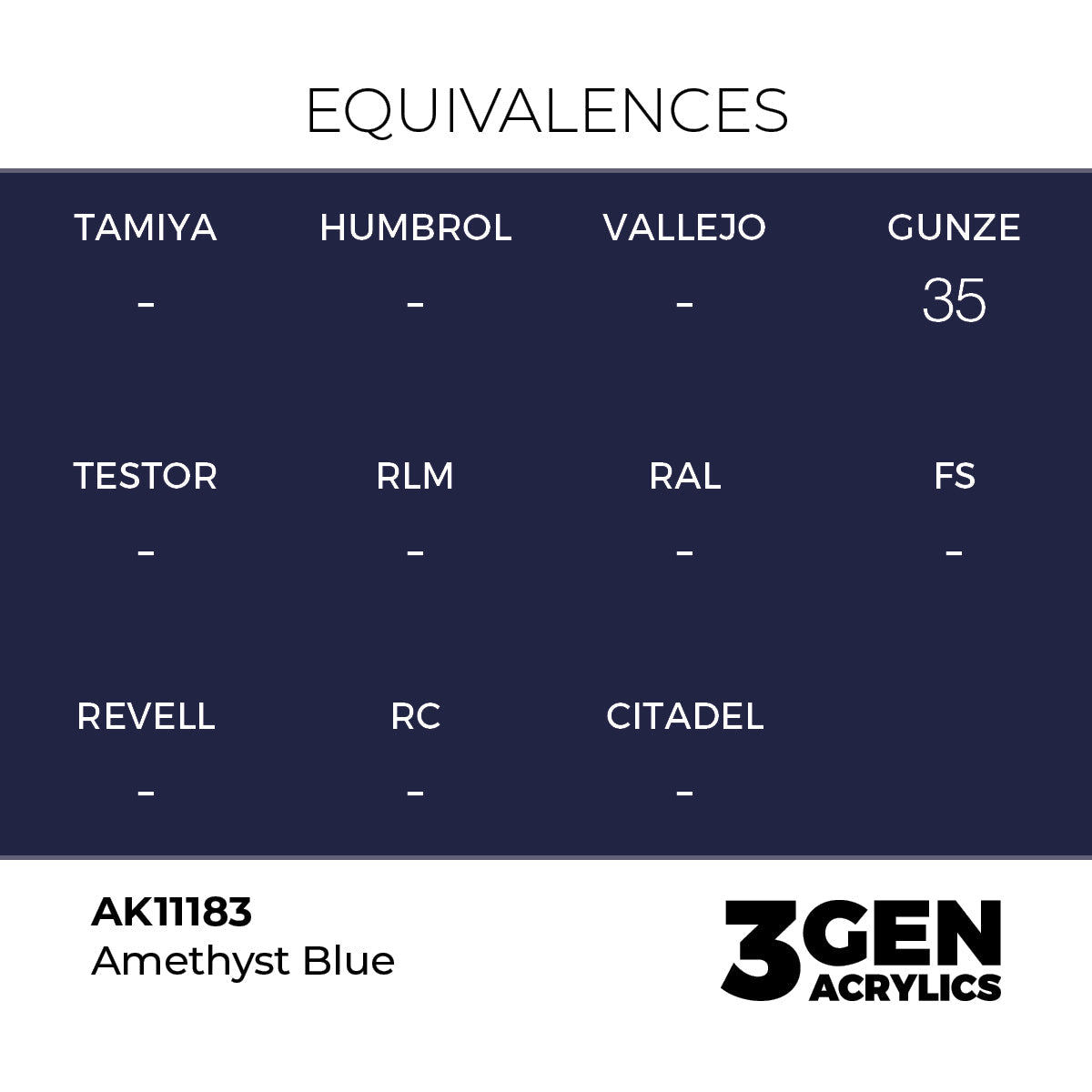 AK Interactive 3GEN Amethyst Blue 17ml