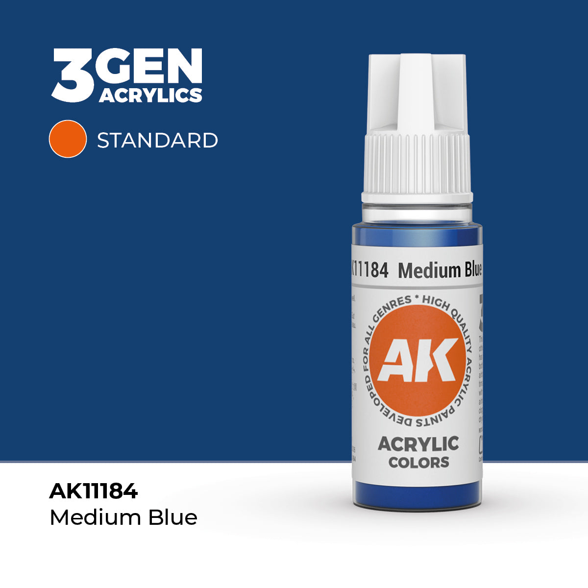 AK Interactive 3GEN Medium Blue 17ml