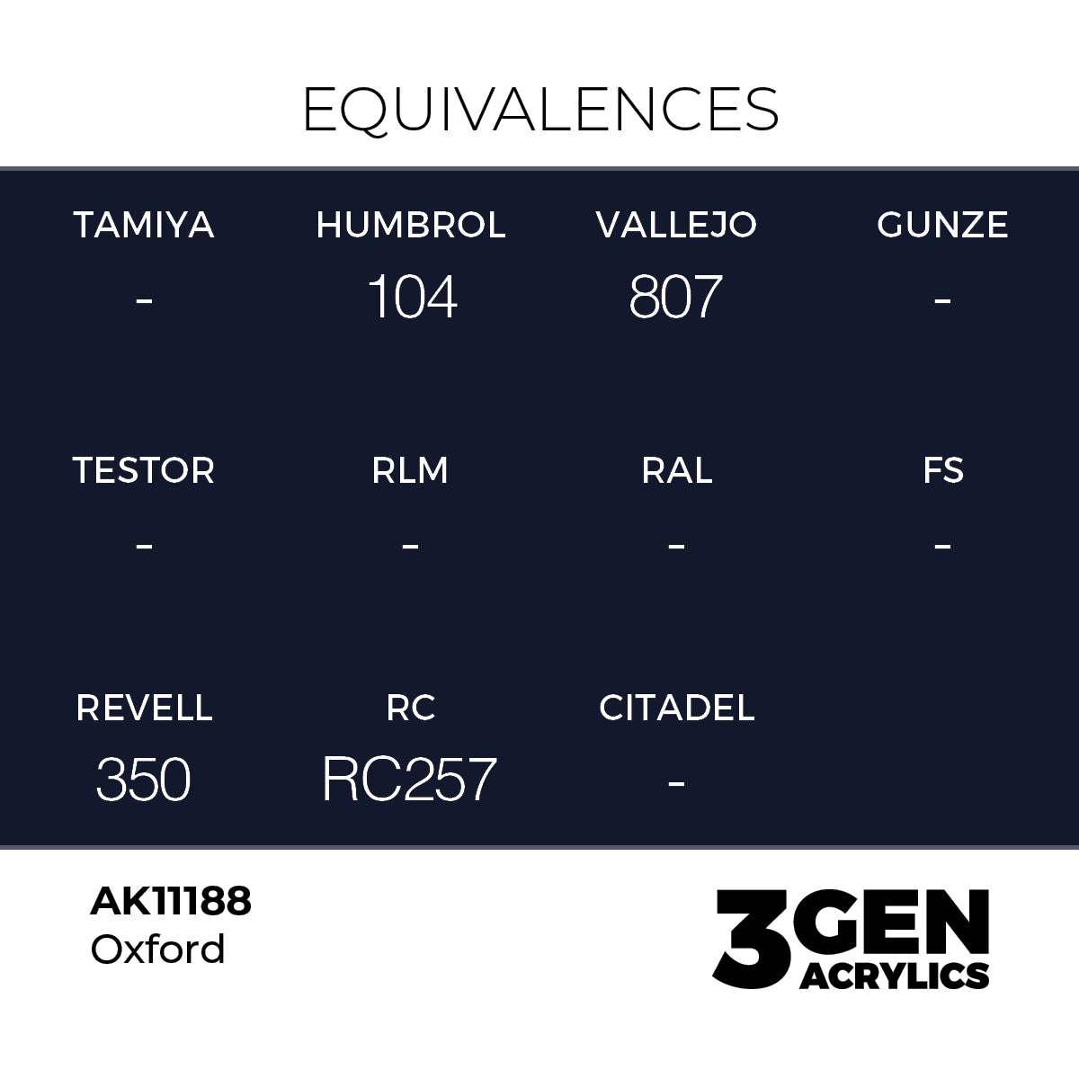 AK Interactive 3GEN Oxford 17ml