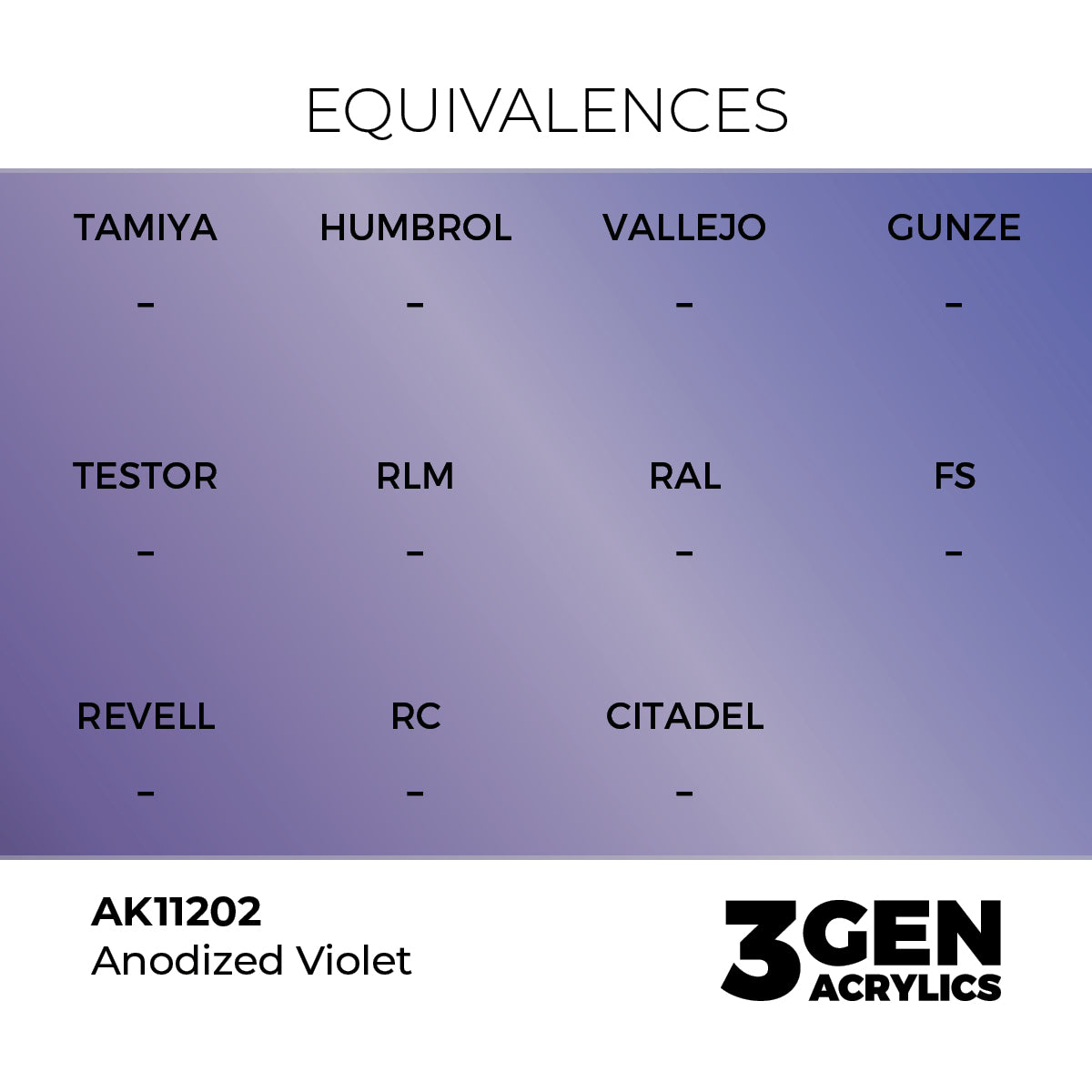 AK Interactive 3GEN Anodized Violet 17ml