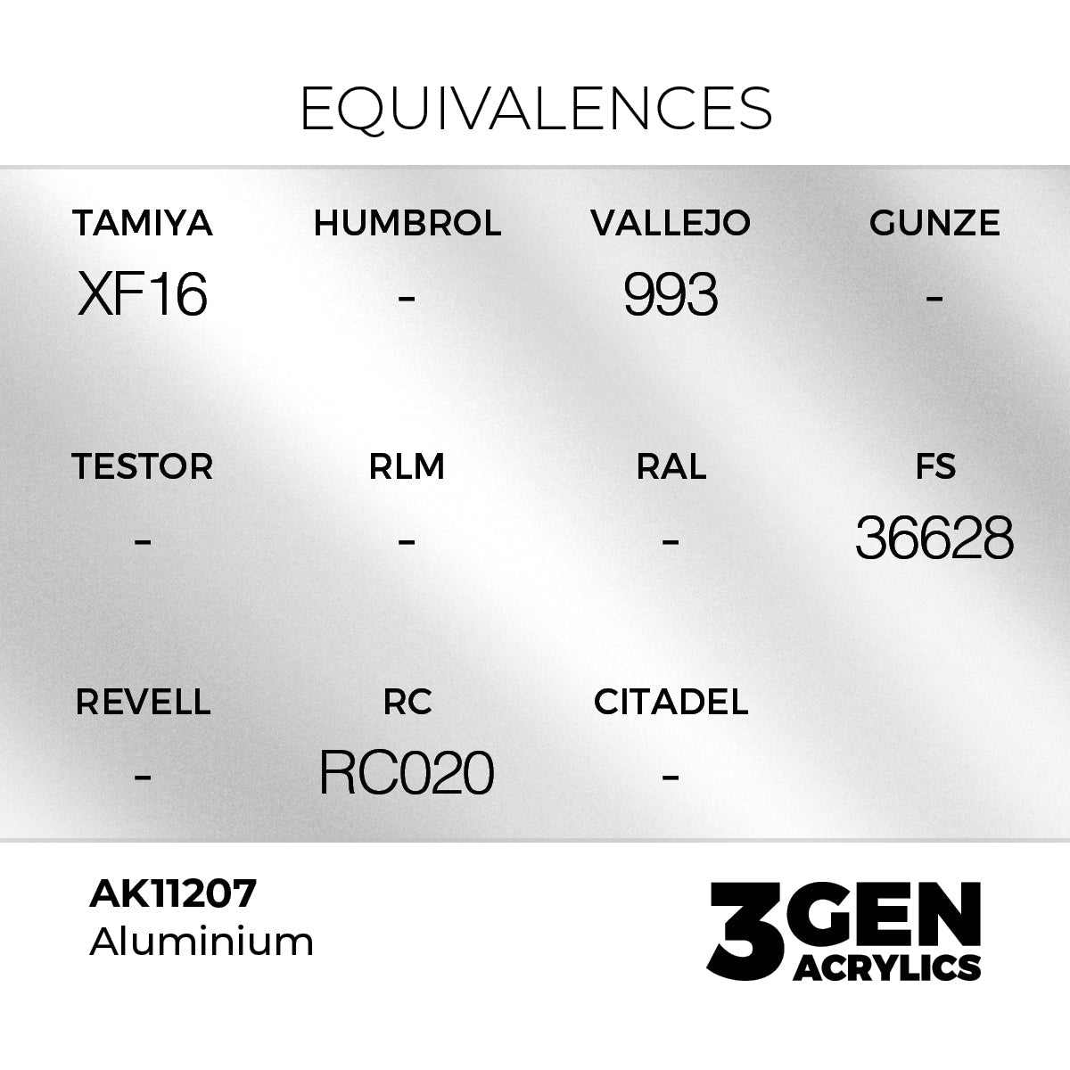AK Interactive 3GEN Aluminium 17ml