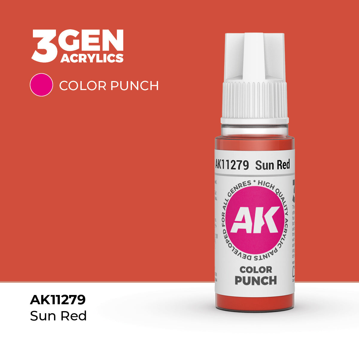 AK Interactive Sun Red Color Punch