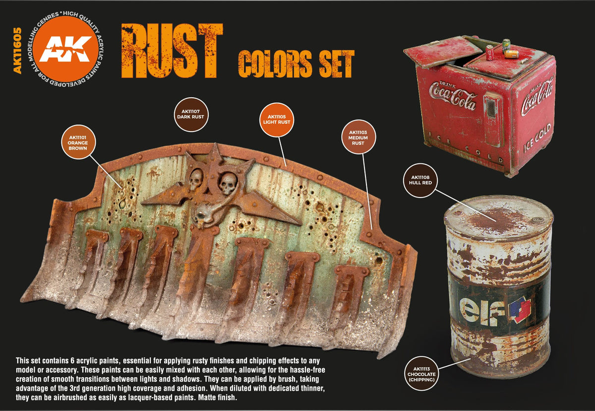 AK Interactive 3GEN Rust Set