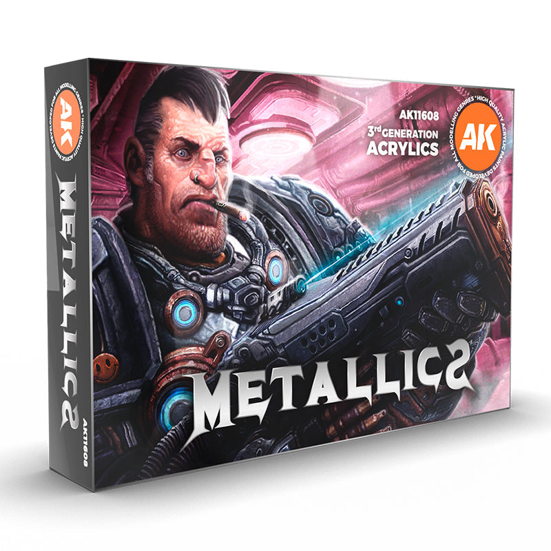 AK Interactive 3GEN Metallics Set
