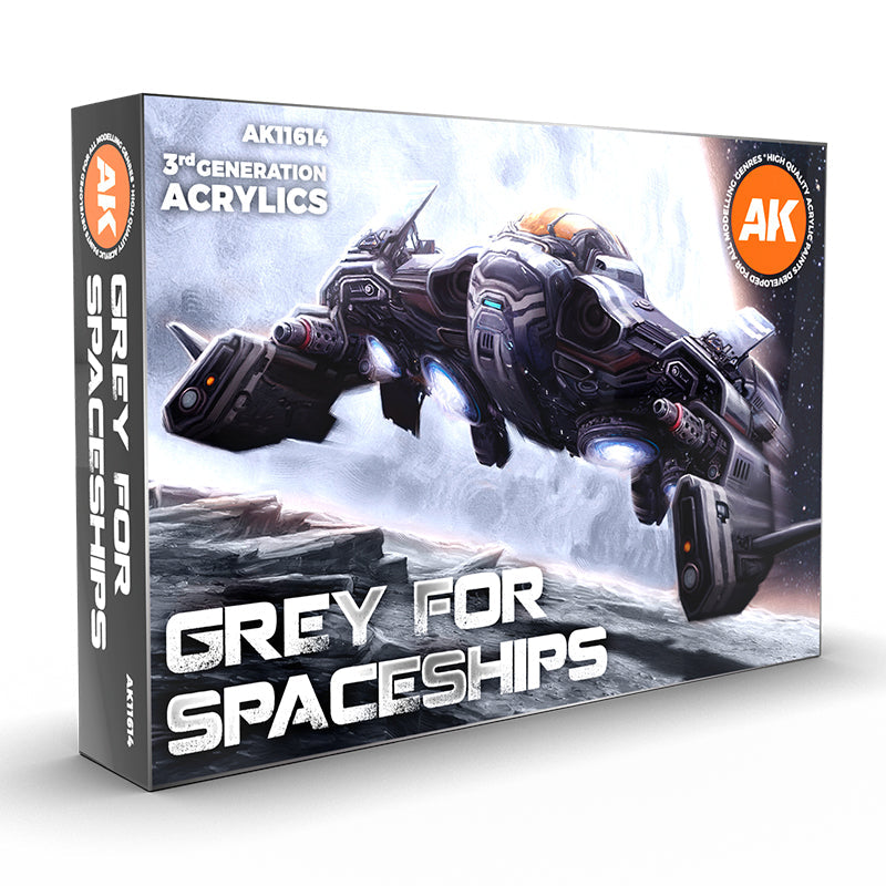 AK Interactive 3GEN Grey For Spaceships Set