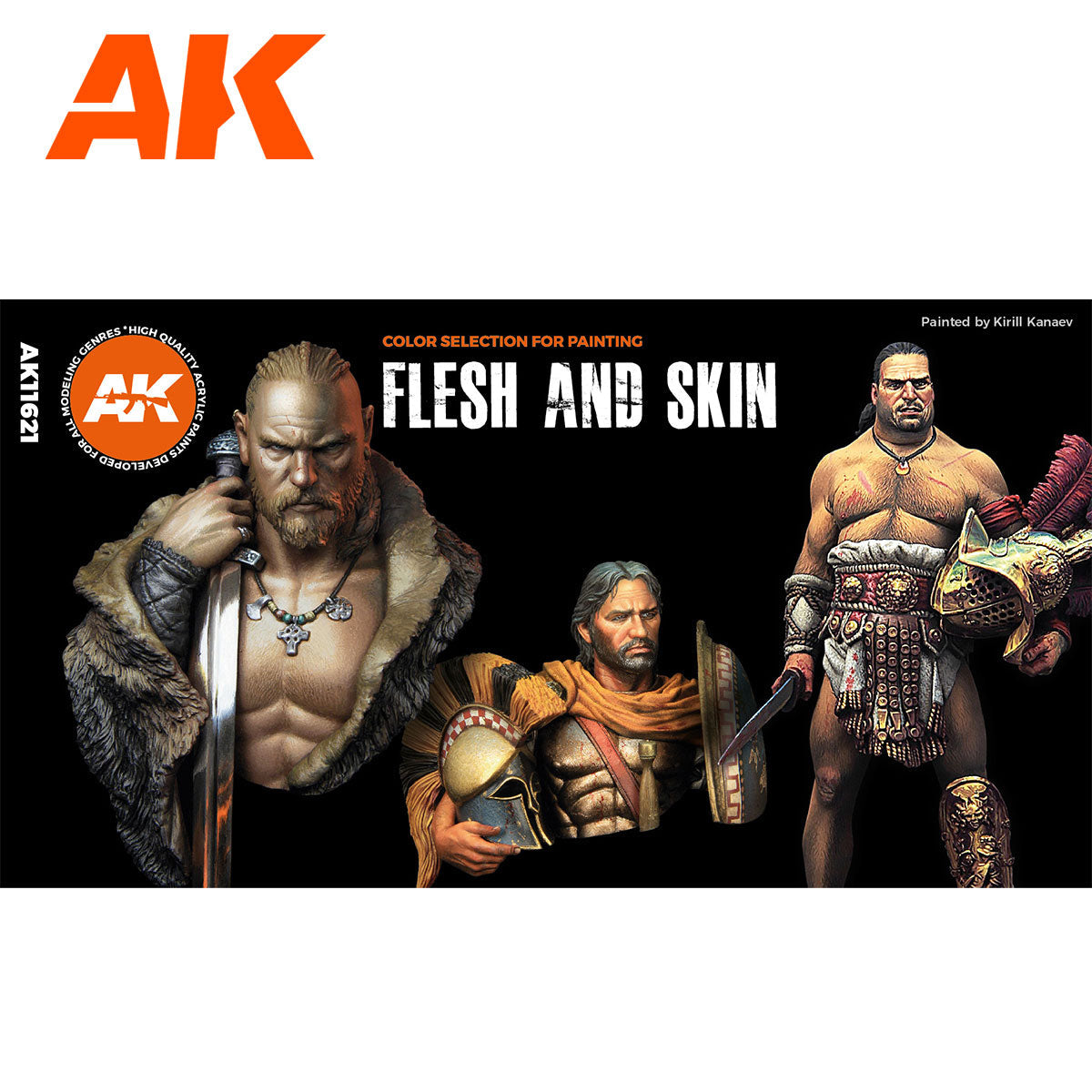 AK Interactive Flesh And Skin Colors 3G