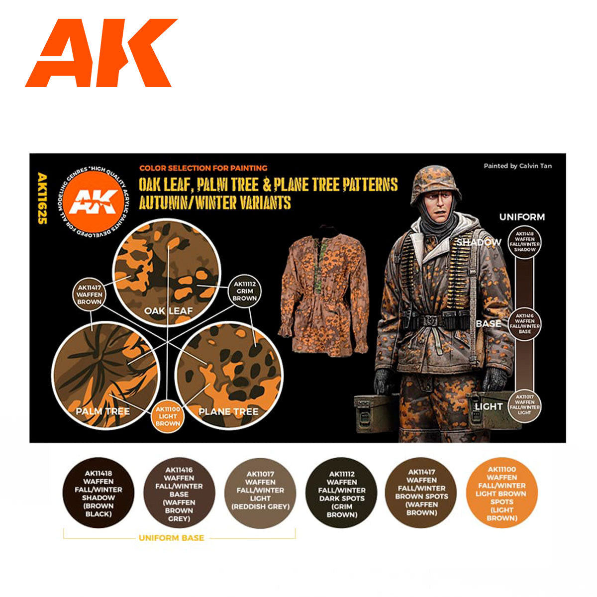 AK Interactive Oak Leaf Autumn-Winter 3G