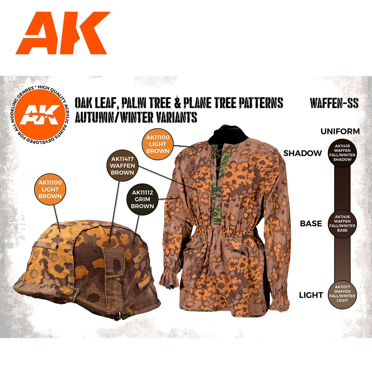 AK Interactive Oak Leaf Autumn-Winter 3G