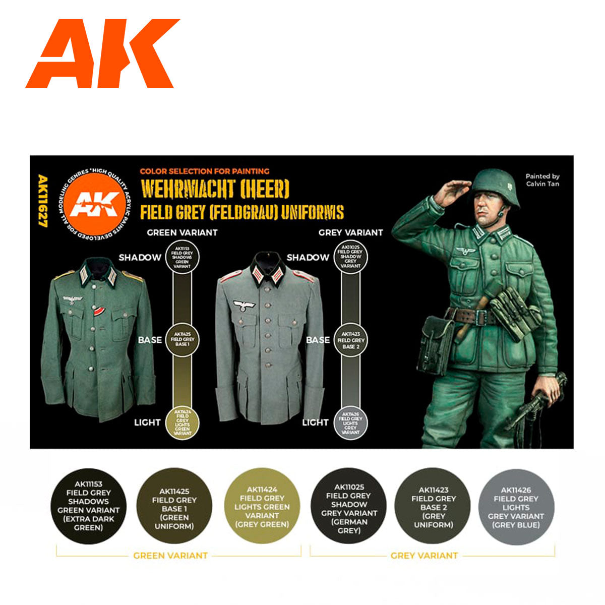 AK Interactive German Field Grey Uniforms 3G