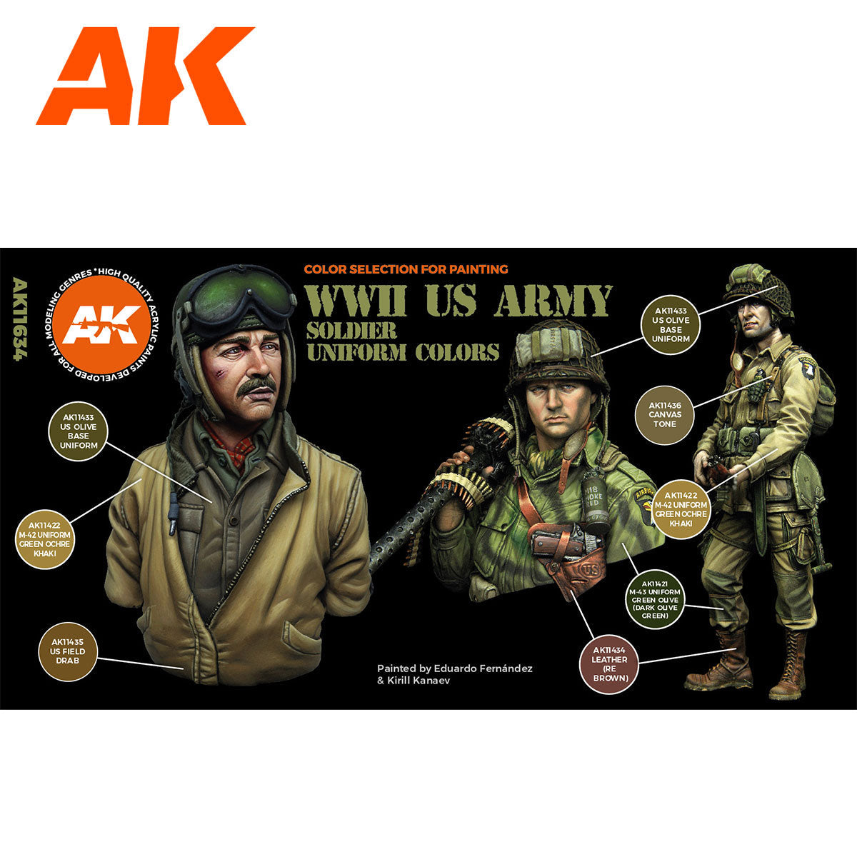 AK Interactive Ww2 Us Uniforms 3G