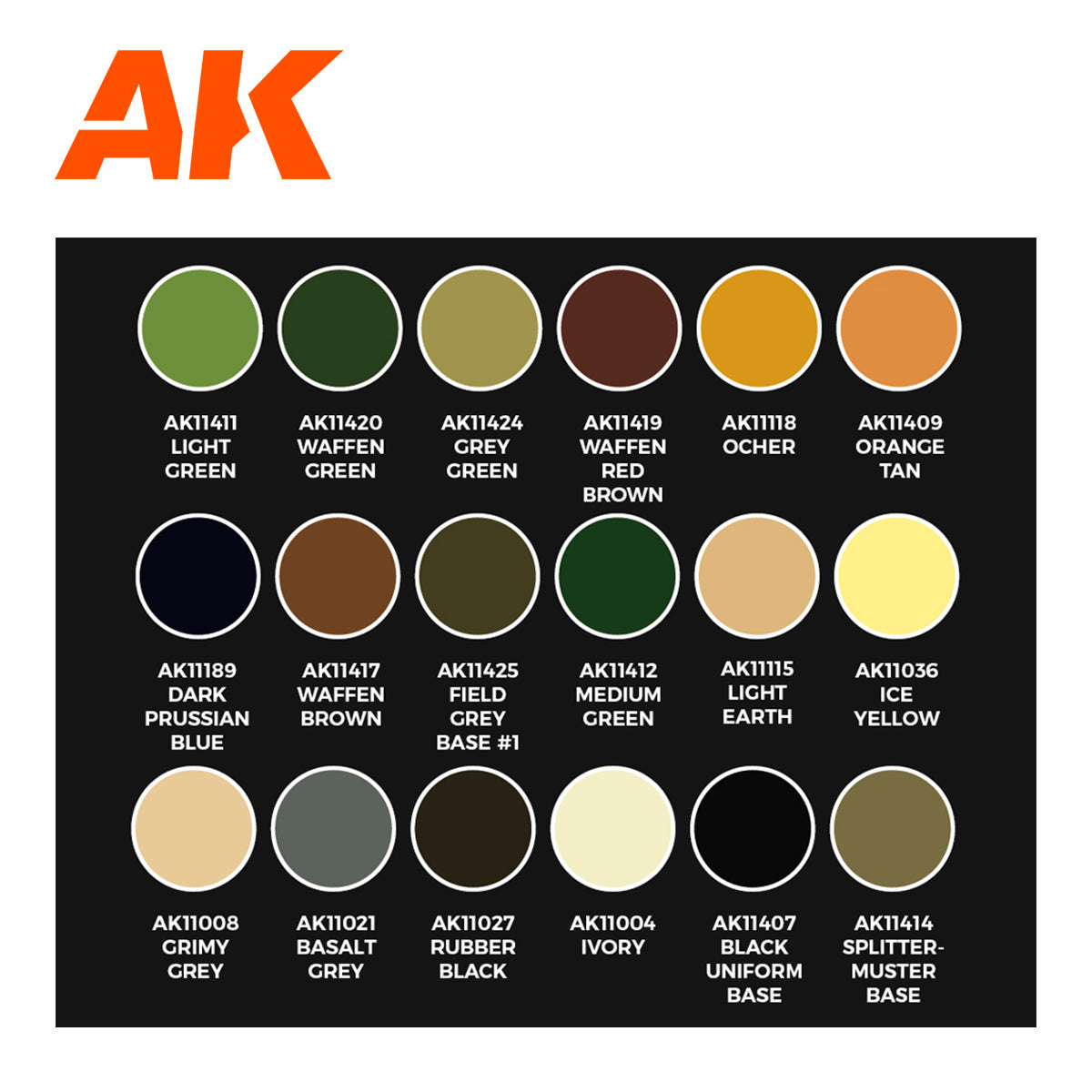 AK Interactive 3GEN SIGNATURE SETS WWII GERMAN UNIFORMS - SIGNATURE SET BY CALVIN TAN