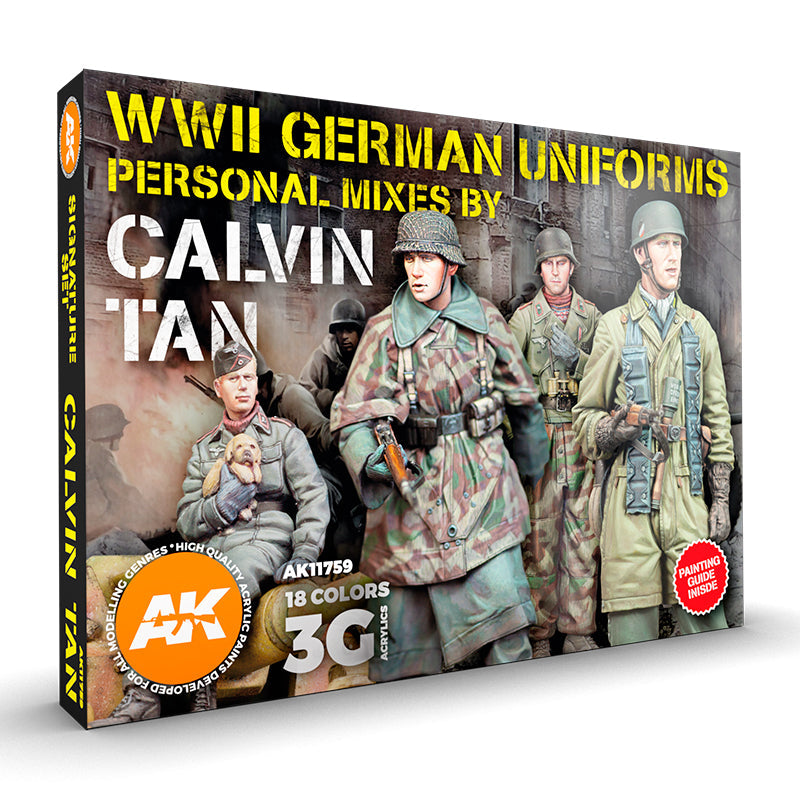AK Interactive 3GEN SIGNATURE SETS WWII GERMAN UNIFORMS - SIGNATURE SET BY CALVIN TAN