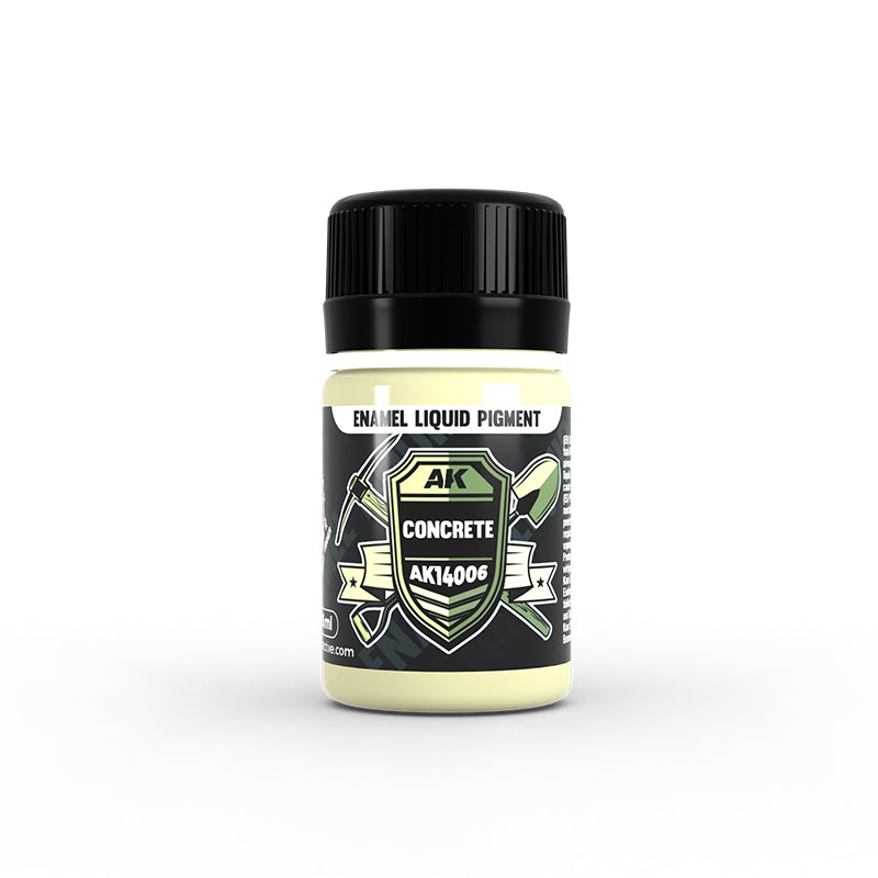 AK Interactive Enamel Liquid Pigments Concrete