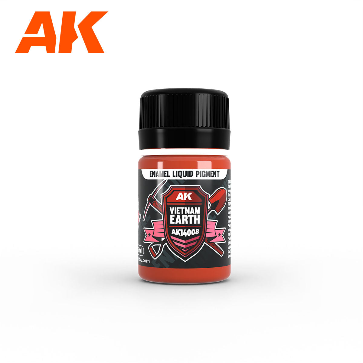 AK Interactive Enamel Liquid Pigments Earth Set
