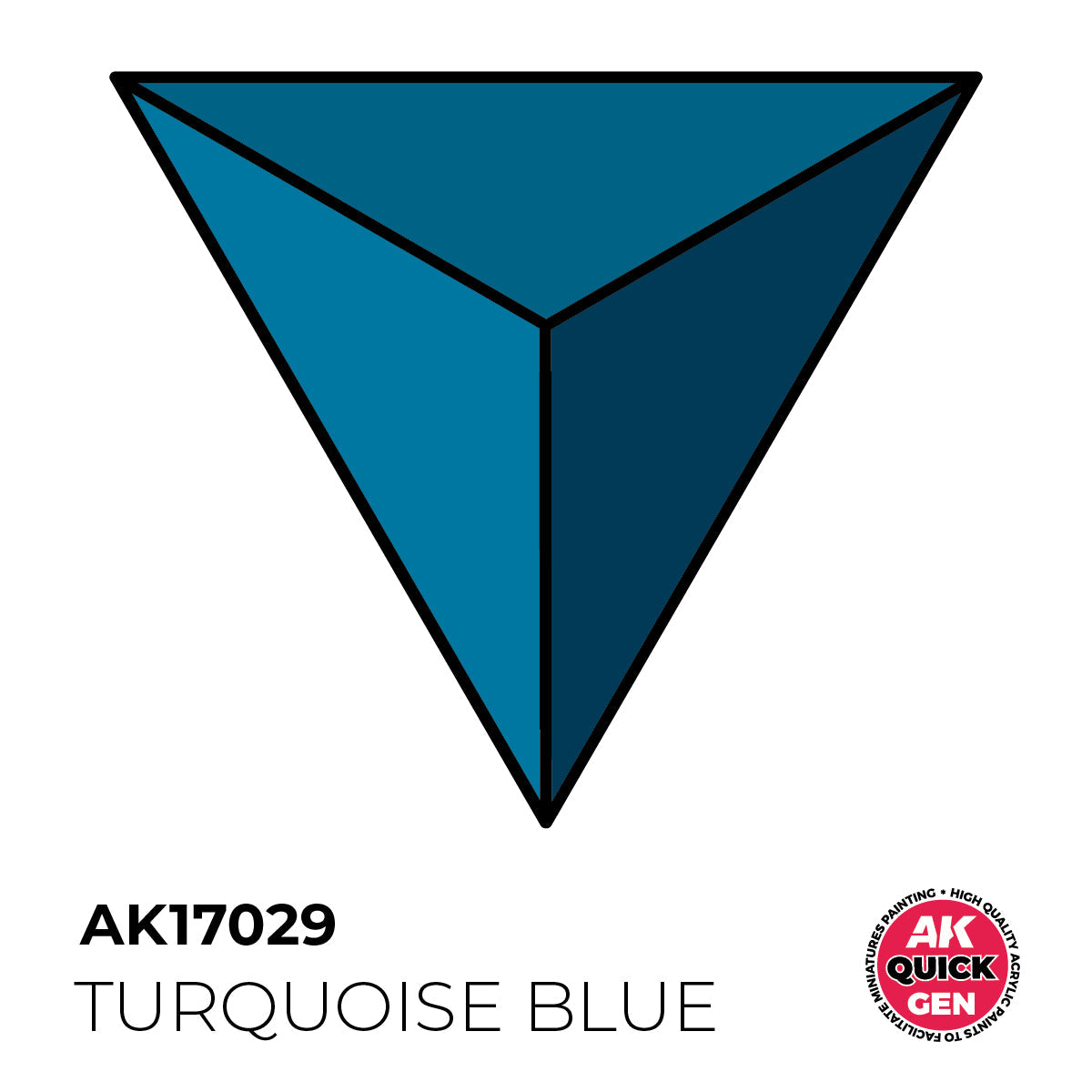 AK Interactive QUICK GEN Turquoise Blue